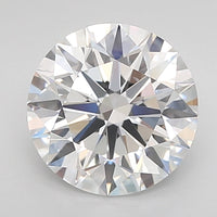 Fine 2.12 CT Round Shape D Color VS2 Clarity Moissanite Diamond For Party Ring