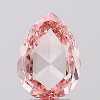 Fine 2.70 CT Rose Cut Shape Fancy Intense Pink Color VVS2 Clarity Moissanite Diamond For Party Ring
