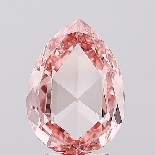 Fine 2.70 CT Rose Cut Shape Fancy Intense Pink Color VVS2 Clarity Moissanite Diamond For Party Ring