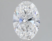 Fine 0.90 CT Oval Shape D Color VS1 Clarity Lab Grown Diamond For Surprise