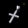 Custom Iced-Out Cross Pendant Hip Hop Jewelry - view 3