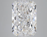 Shiny 8.61 CT Radiant Shape E Color SI1 Clarity Lab grown Diamond For Light Remains
