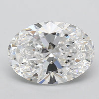 Fine 2.02 CT Oval Shape D Color VVS1 Clarity Lab grown Diamond For Party Ring