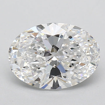 Fine 2.02 CT Oval Shape D Color VVS1 Clarity Lab grown Diamond For Party Ring
