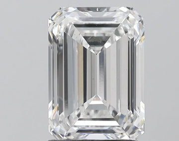 Designer Of 2.06 CT Emerald Shape D Color VS1 Clarity Moissanite Diamond For Birthday Ring