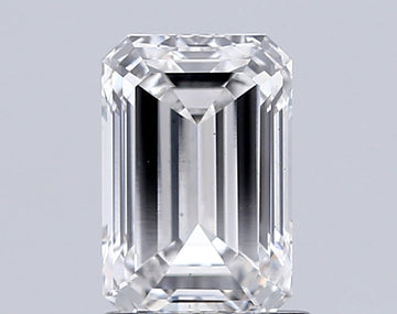 Sustainable 1.51 CT Emerald Shape G Color VS2 Clarity Lab grown Diamond For Surprise Ring