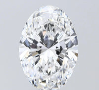 Shiny 3.02 CT Oval Shape D Color VS1 Clarity Moissanite Diamond For Party Ring