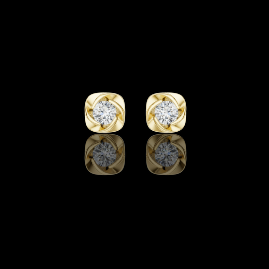 1.80 TCW Luxury Lab Grown Diamond Stud Earrings with Round Cut Center Modern Shine For Birthday Gift