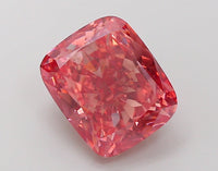Minimalist 4.50 CT Cushion Shape Fancy Vivid Pink Color SI2 Clarity Moissanite Diamond For Someone Special Ring