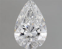Custom Luxury 1.62 CT Pear Shape D Color VS1 Clarity Lab grown Diamond For Wedding Ring
