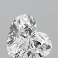 Luxury Customization 1.01 CT VS1 Clarity D Color Heart Shape Lab grown Diamond For Ring