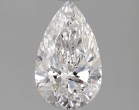 Sustainable Pear Shape E Color 1.04 CT SI1 Clarity Moissanite Diamond For her Ring