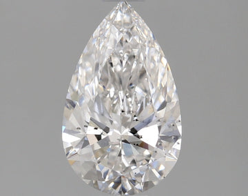 Sustainable Pear Shape E Color 1.04 CT SI1 Clarity Moissanite Diamond For her Ring
