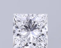 Minimalist Princess Shape 1.03 CT E Color VVS2 Clarity Lab grown Diamond For Custom Ring