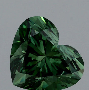 Perfect Of 3.02 CT Heart Shape Fancy Vivid Green Color VS2 Clarity Moissanite Diamond For That Whisper