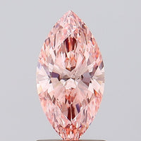 Dazzling Of 1.16 CT Marquise Shape Fancy Vivid pink Color VS2 Clarity Lab Grown Diamond For That Day