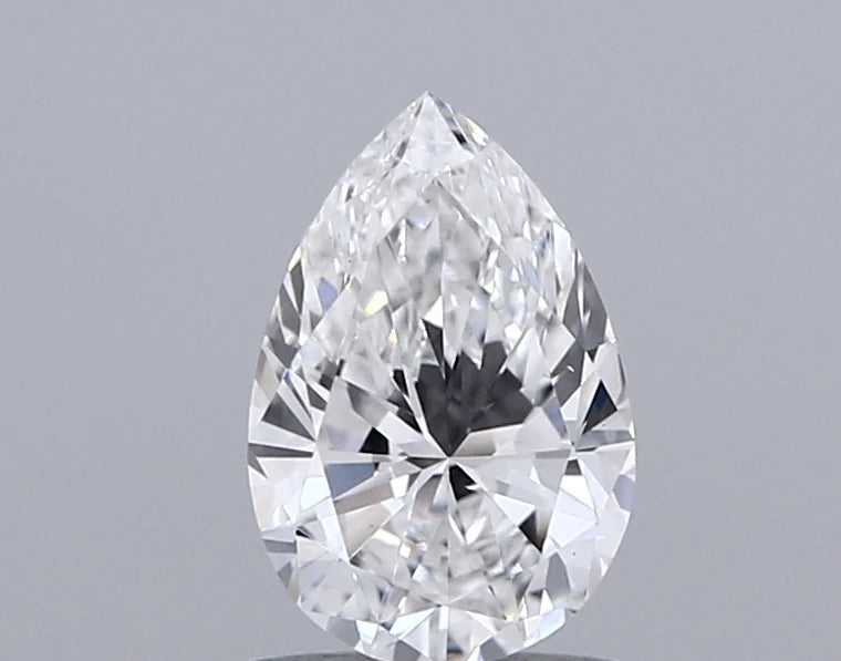 Latest Of 0.96 CT Pear Shape E Color VS1 Clarity Moissanite Diamond For Special one Ring