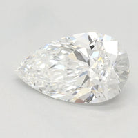 Luxurious 1.05 CT Pear Shape E Color VVS1 Clarity Moissanite Diamond For True North