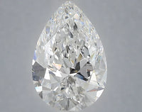 Luxurious 3.05 CT Pear Shape D Color VVS2 Clarity Moissanite Diamond For Gold Silence