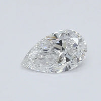 Luxury 0.44 CT Pear Shape D Color SI1 Clarity Moissanite Diamond For the Gold Light