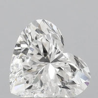 Trendy Of 1.07 CT Heart Shape D Color VS1 Clarity Moissanite Diamond For Quite Days
