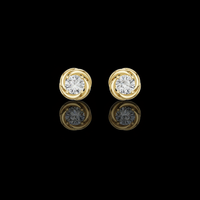 0.48 TCW Luxury Round Cut Lab Grown Diamond Stud Earrings in Elegant Everyday Sparkle