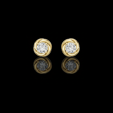 0.48 TCW Luxury Round Cut Lab Grown Diamond Stud Earrings in Elegant Everyday Sparkle