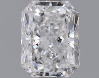 Fine  0.74 CT Radiant Shape D Color SI1 Clarity Lab grown Diamond For Soft Wind