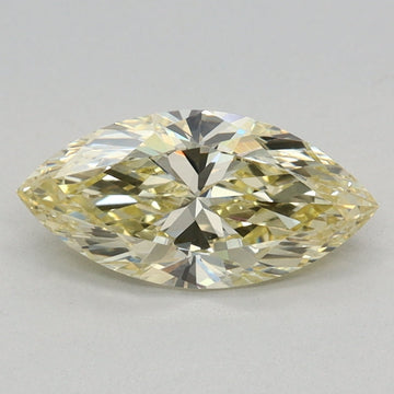 Timeless Of 0.82 CT Marquise Shape Fancy Light Yellow Color VS1 Clarity Lab Grown Diamond For Wedding Ring