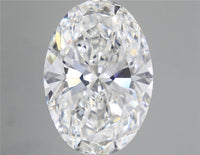 Timeless 8.09 CT Oval Shape F Color VVS2 Clarity Lab grown Diamond For Wedding Ring