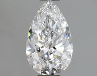 Fine Of 1.02 CT Pear Shape D Color VS1 Clarity Lab grown Diamond For Anniversary Ring