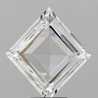 Bright 3.18 CT Rose Cut Shape D Color VVS2 Clarity Lab grown Diamond For Propose Ring