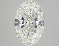 Shiny 3.02 CT Oval Shape H Color VVS2 Clarity Moissanite Diamond For Custom Ring
