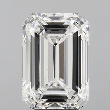 Custom Luxury 5.35 CT Emerald Shape D Color VS1 Clarity Lab grown Diamond For Surprise Ring