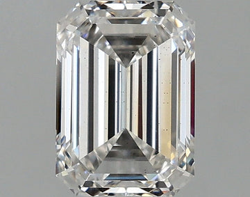 Affordable 1.26 CT Emerald Shape F Color SI1 Clarity Lab grown Diamond For Party Ring