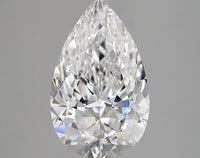 Experience Luxury 3.15 CT Pear Shape D Color VS1 Clarity Moissanite Diamond For Wedding Ring