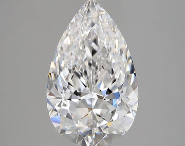 Experience Luxury 3.15 CT Pear Shape D Color VS1 Clarity Moissanite Diamond For Wedding Ring
