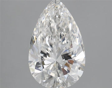 Bold Beauty 1.63 CT Pear Shape E Color VVS2 Clarity Lab grown Diamond For Anniversary Ring