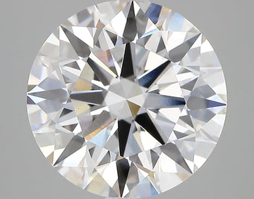 Experience Luxury 5.13 CT Round Shape D Color VS1 Clarity Moissanite Diamond For Wedding Ring