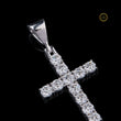 Custom Iced-Out Cross Pendant Hip Hop Jewelry - view 4