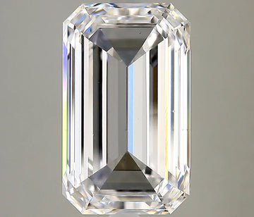 Timeless 5.15 CT Emerald Shape D Color VS1 Clarity Moissanite Diamond For Calm Eyes