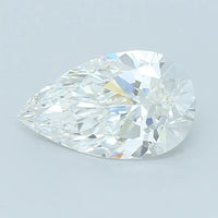 Luxury 3.07 CT Pear Shape F Color VS1 Clarity Moissanite Diamond For Her Gaze