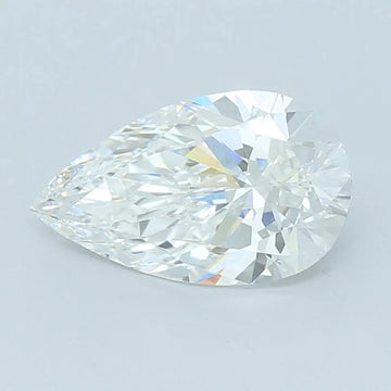 Luxury 3.07 CT Pear Shape F Color VS1 Clarity Moissanite Diamond For Her Gaze