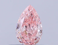 Minimalist 0.37 CT Pear Shape Fancy Intense Pink Color VVS1 Clarity Moissanite Diamond For Found Time