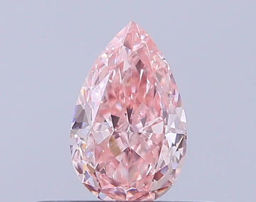 Minimalist 0.37 CT Pear Shape Fancy Intense Pink Color VVS1 Clarity Moissanite Diamond For Found Time
