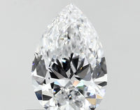 Minimalist 0.39 CT Pear Shape D Color SI1 Clarity Moissanite Diamond For the This Moment