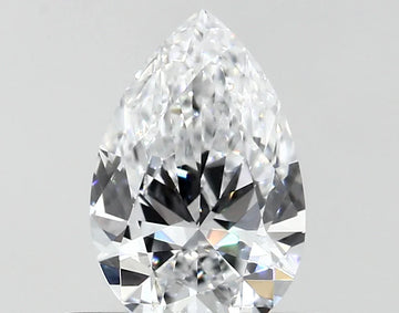 Minimalist 0.39 CT Pear Shape D Color SI1 Clarity Moissanite Diamond For the This Moment