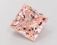 Luxurious 4.00 CT Princess Shape Fancy Pink Color VVS2 Clarity Moissanite Diamond For Surprise Ring
