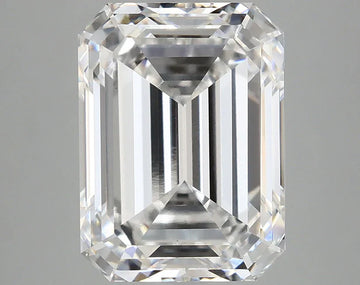 Luxury 5.08 CT Emerald Shape D Color VS1 Clarity Moissanite Diamond For Soft Truth