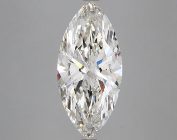 Sustainable 3.79 CT Marquise Shape H Color VS2 Clarity Moissanite Diamond For Cocktail Ring